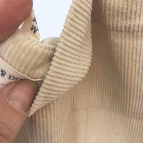 Mini Courdory Overalls Khaki & Blue dress M - Picture 4 of 4